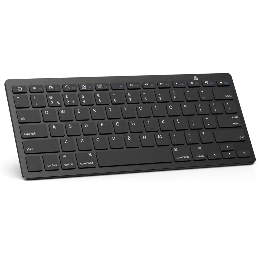 Ultra-Slim Bluetooth Keyboard Compatible with iPad 10.9, Black